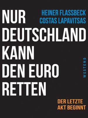 cover image of Nur Deutschland kann den Euro retten